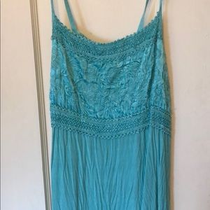 Turquoise dress